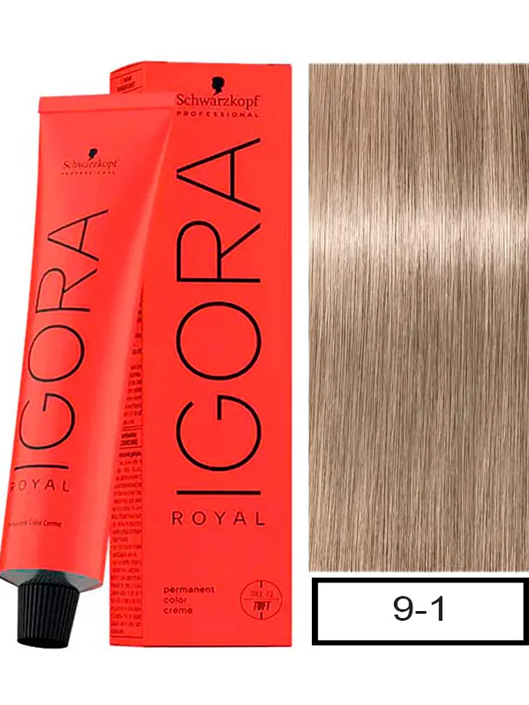 IGORA ROYAL 9-1 Rubio Muy Claro Ceniza 2