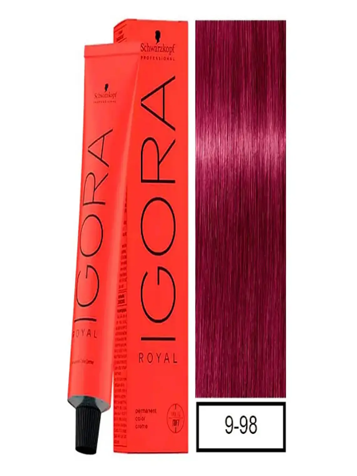 IGORA ROYAL 9-98 Rubio Muy Claro Violeta Rojo 1