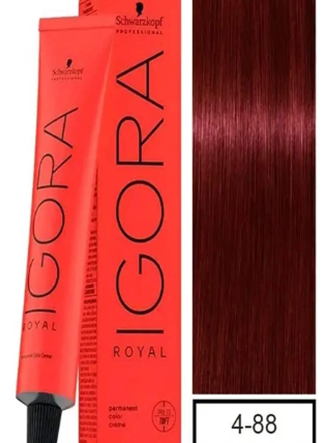 IGORA ROYAL 4-88 – Castaño Medio Rojo Intenso 1