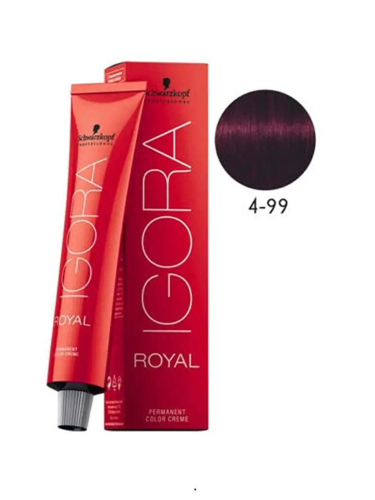 IGORA ROYAL 4-99 Castaño Medio Violeta Intenso 1