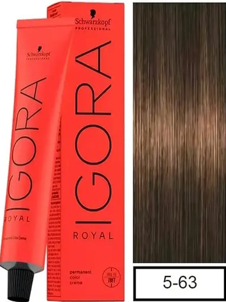 IGORA ROYAL 5-63 Castaño Claro Marrón Mate 1