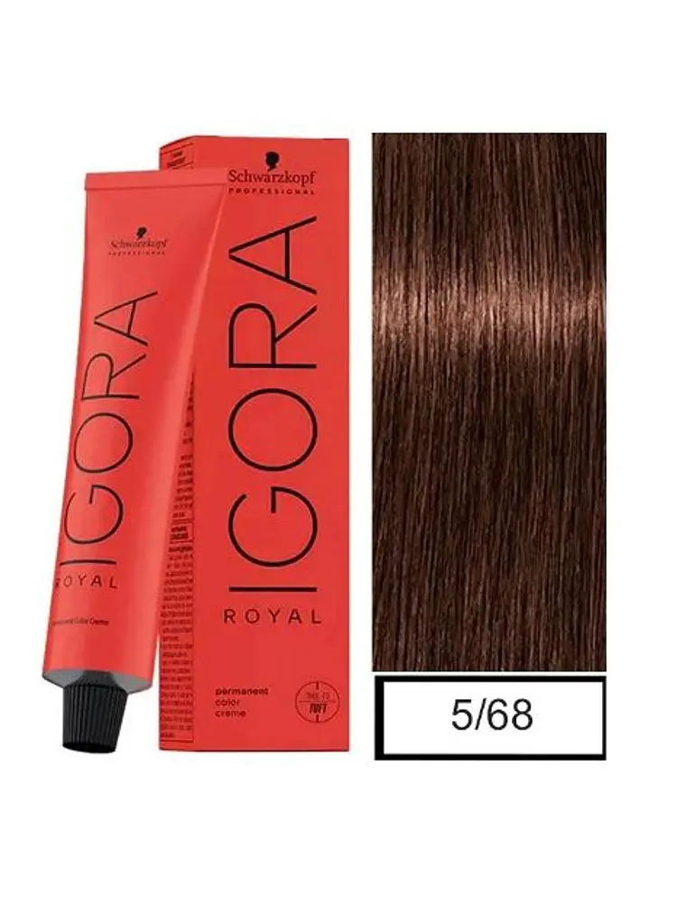 IGORA ROYAL 5-68 Castaño Claro Marrón Rojo 1