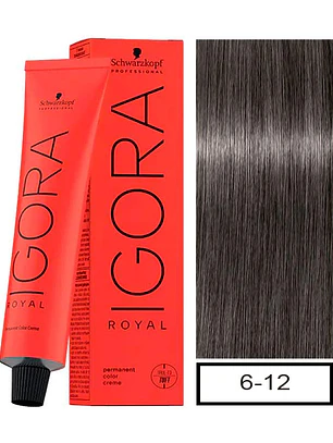 IGORA ROYAL 6-12 Rubio Oscuro Ceniza Humo