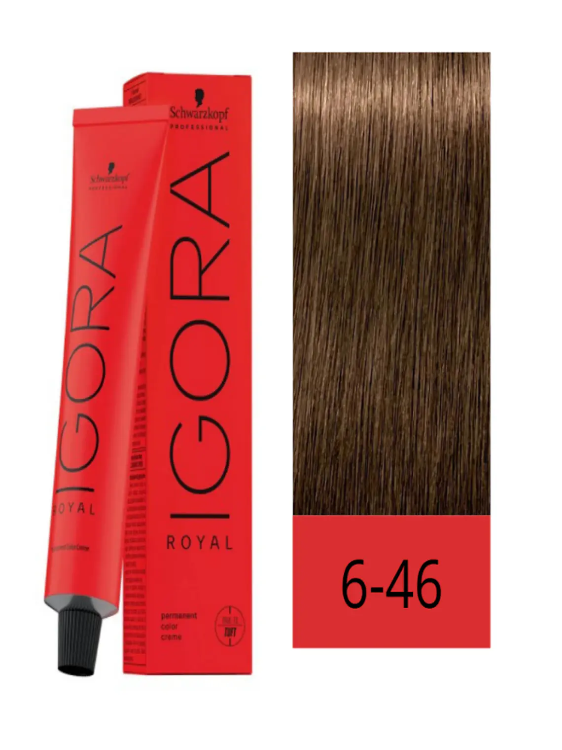 IGORA ROYAL 6-46 Rubio Oscuro Beige Cobrizo 1
