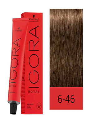IGORA ROYAL 6-46 Rubio Oscuro Beige Cobrizo