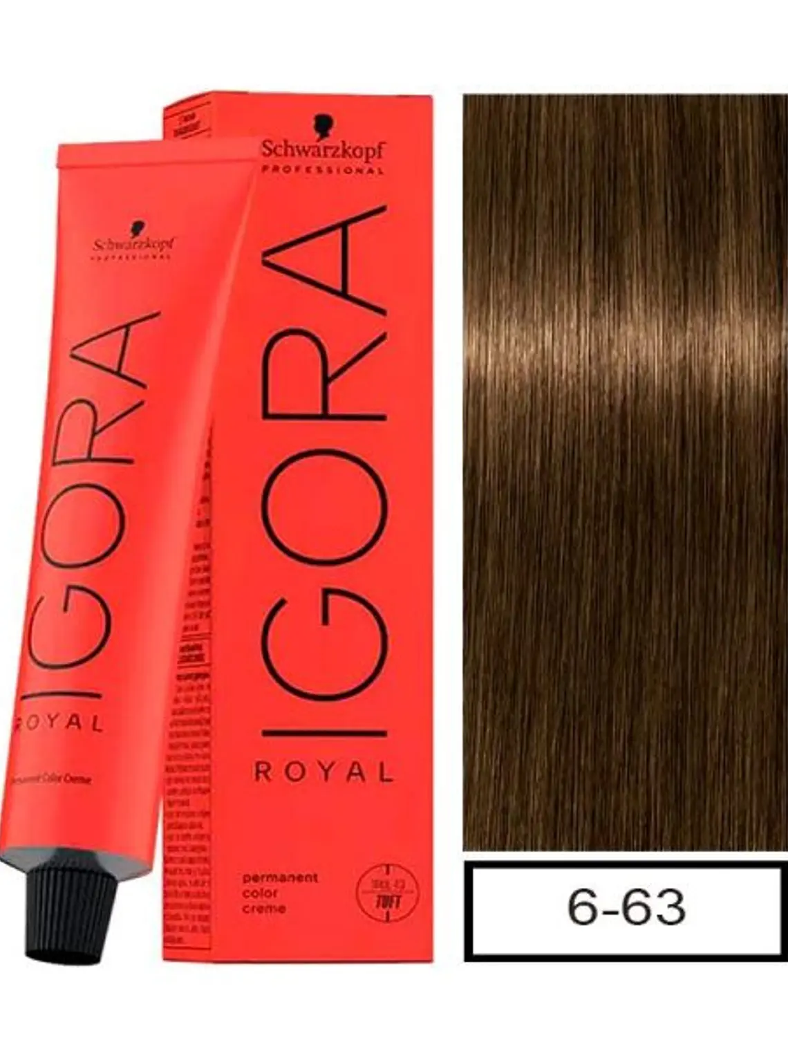 IGORA ROYAL 6-63 Rubio Oscuro Marrón 1