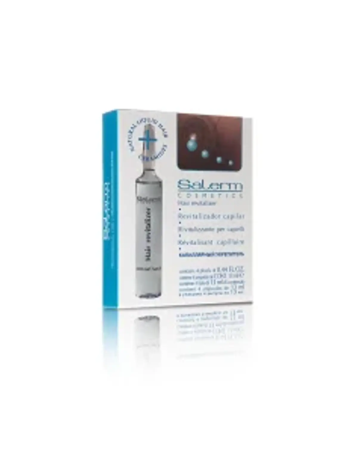 Salerm Hair Revitalizer - Ampollas de Regeneración Capilar Anticaída (Caja de 4 viales) 1