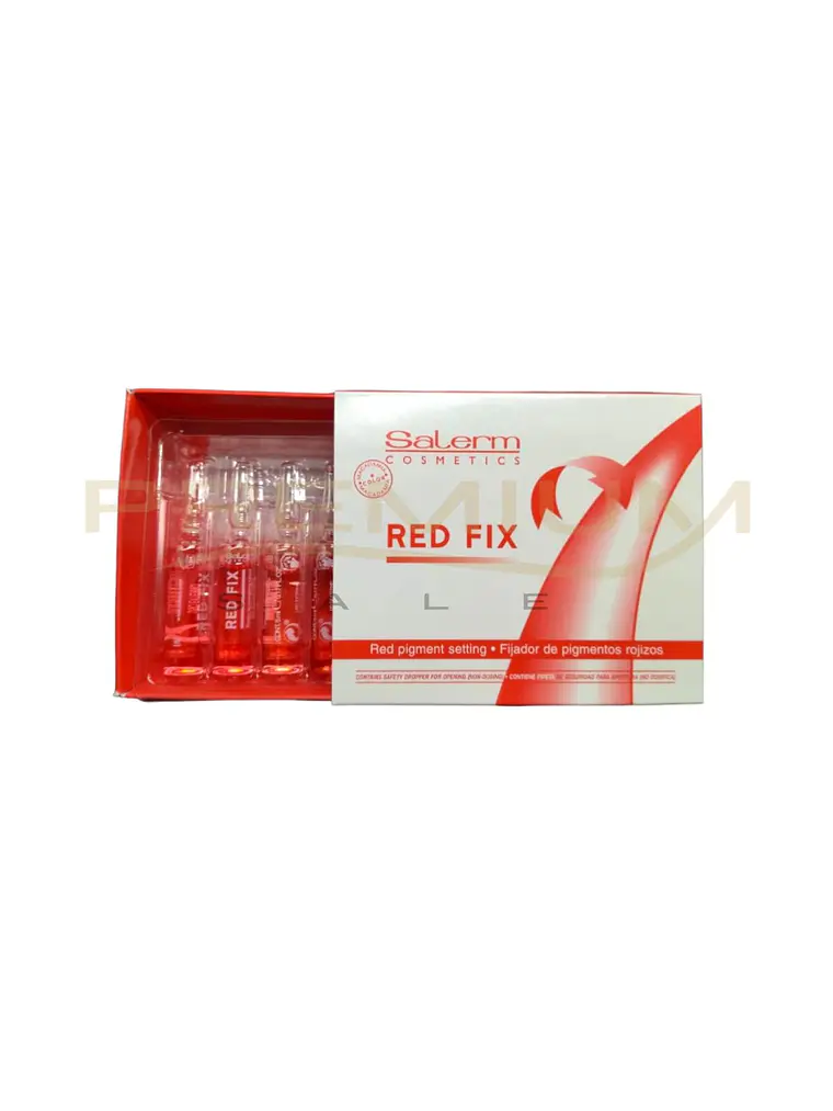 Salerm Cosmetics - Red Fix: Ampollas Fijadoras de Pigmentos Rojos (Caja 12 x 5ml) 1