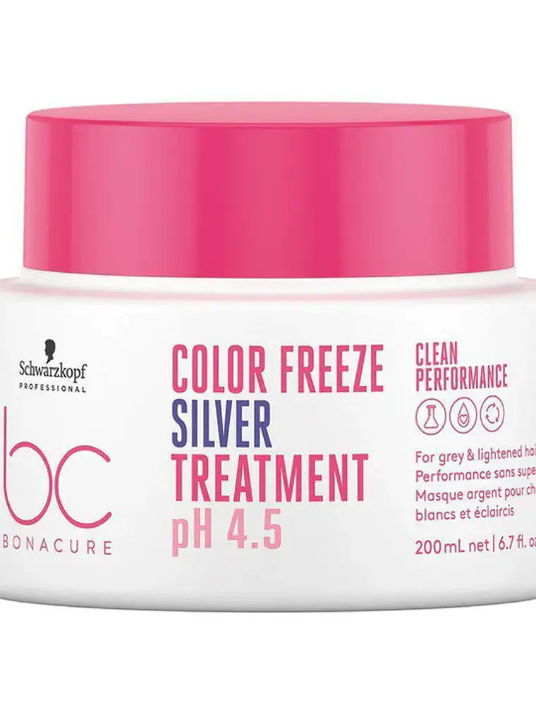 Schwarzkopf BC Bonacure - Mascarilla Color Freeze Silver pH 4.5 (200ml) 1