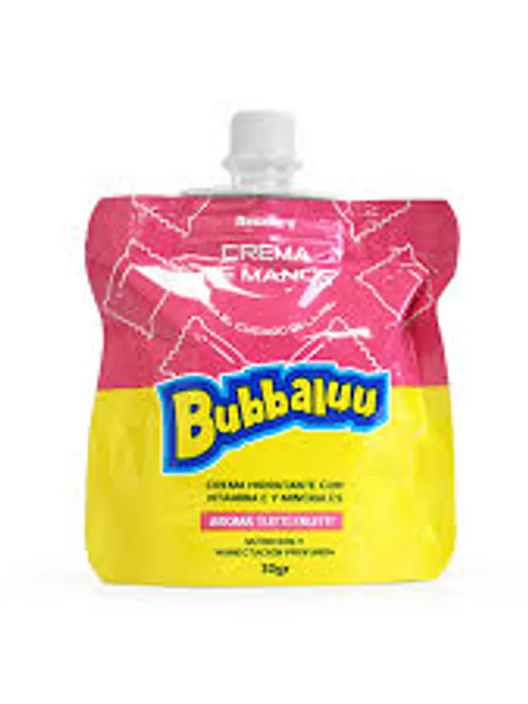 Crema de Manos Bubbaloo - Aroma Tutti Frutti Clásico (30g) 1