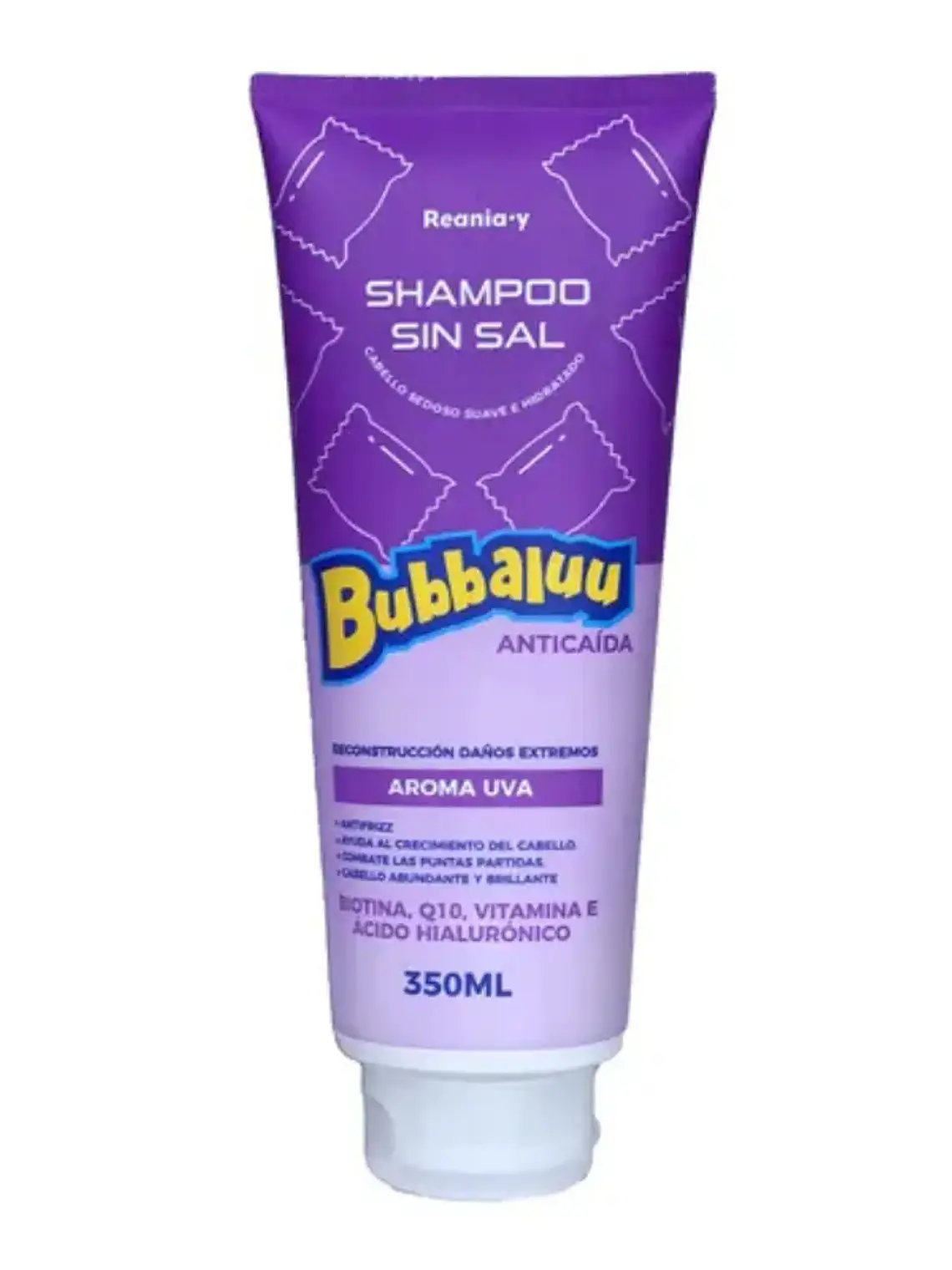 Shampoo Sin Sal Antifrizz - Aroma Uva (350ml) 1
