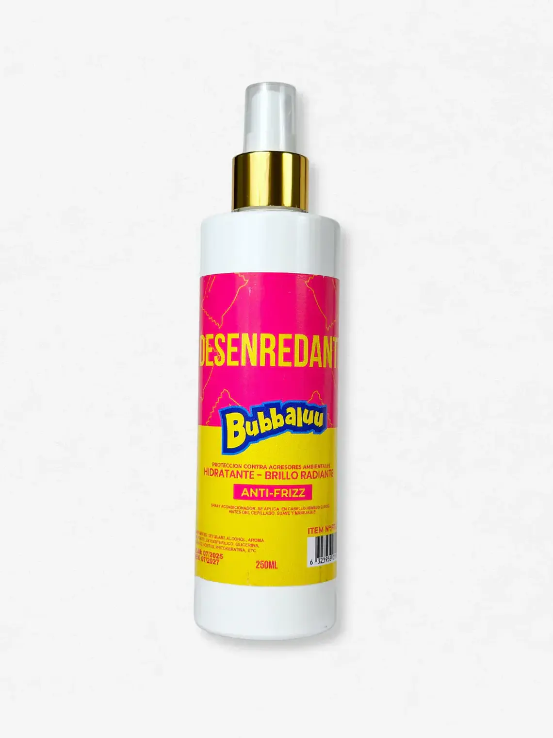 Spray Desenredante Anti-Nudos y Frizz - Edición Bubbaloo (250ml) 1