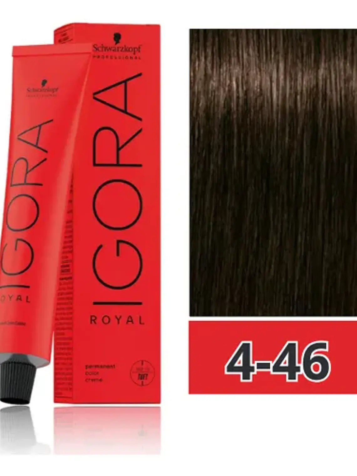 Tintura Schwarzkopf Igora Royal 4-46 - Castaño Medio Beige Chocolate (60ml) 1