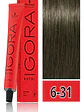 Tintura Schwarzkopf Igora Royal 6-31 - Rubio Oscuro Mate Ceniza (60ml) - Miniatura 1