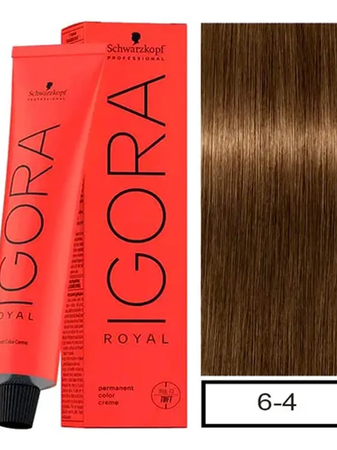 Tintura Schwarzkopf Igora Royal 6-4 - Rubio Oscuro Beige (60ml) 1