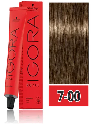 Igora Royal 7-00 - Rubio Medio Natural Extra (60ml)