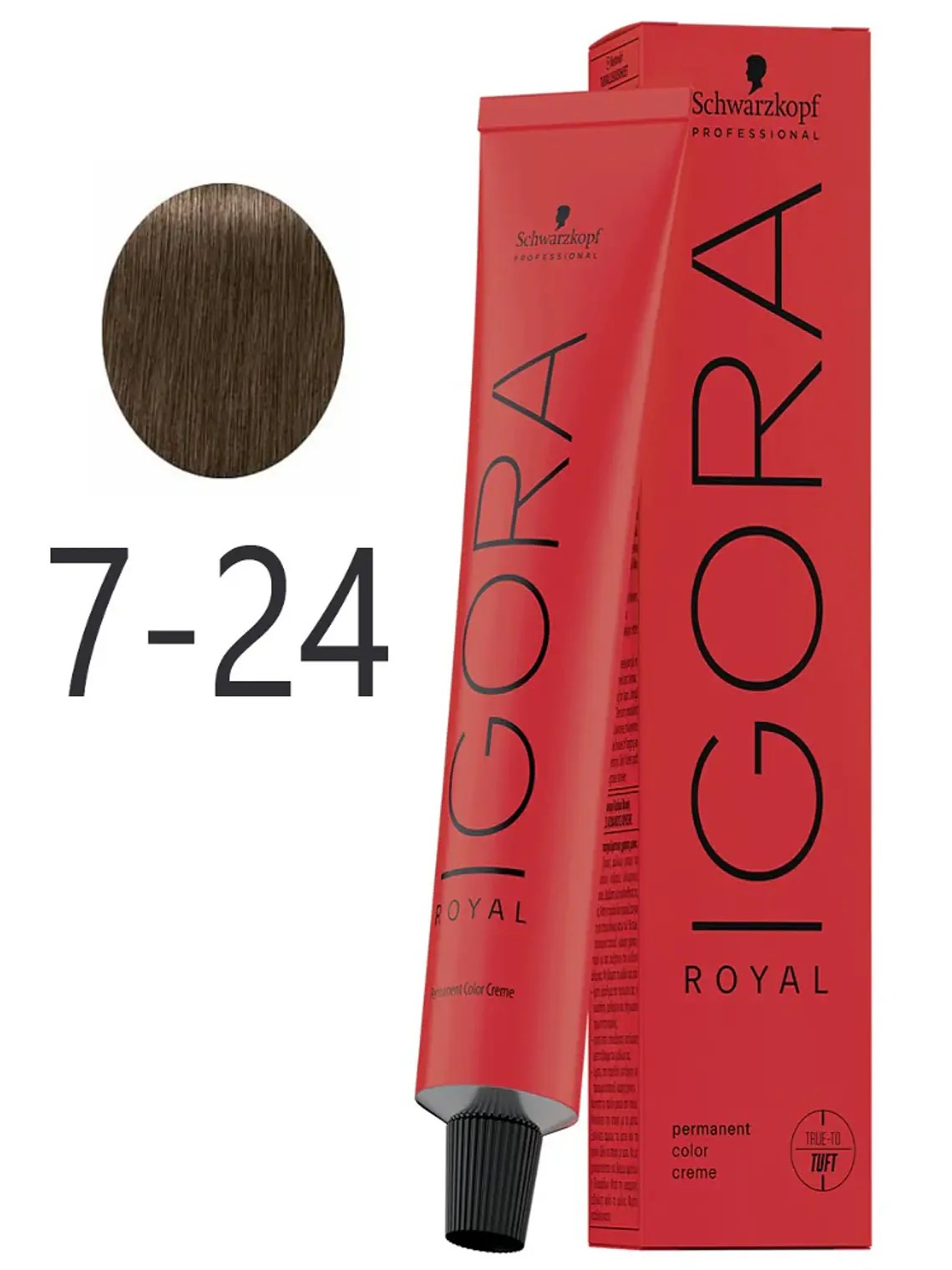 Igora Royal 7-24 - Rubio Medio Humo Beige (60ml) 1