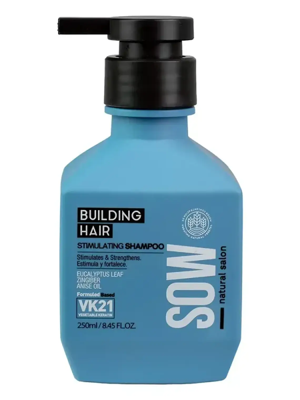 Shampoo fortalecedor/estimulante para el cabello - SOW 250 ml 1