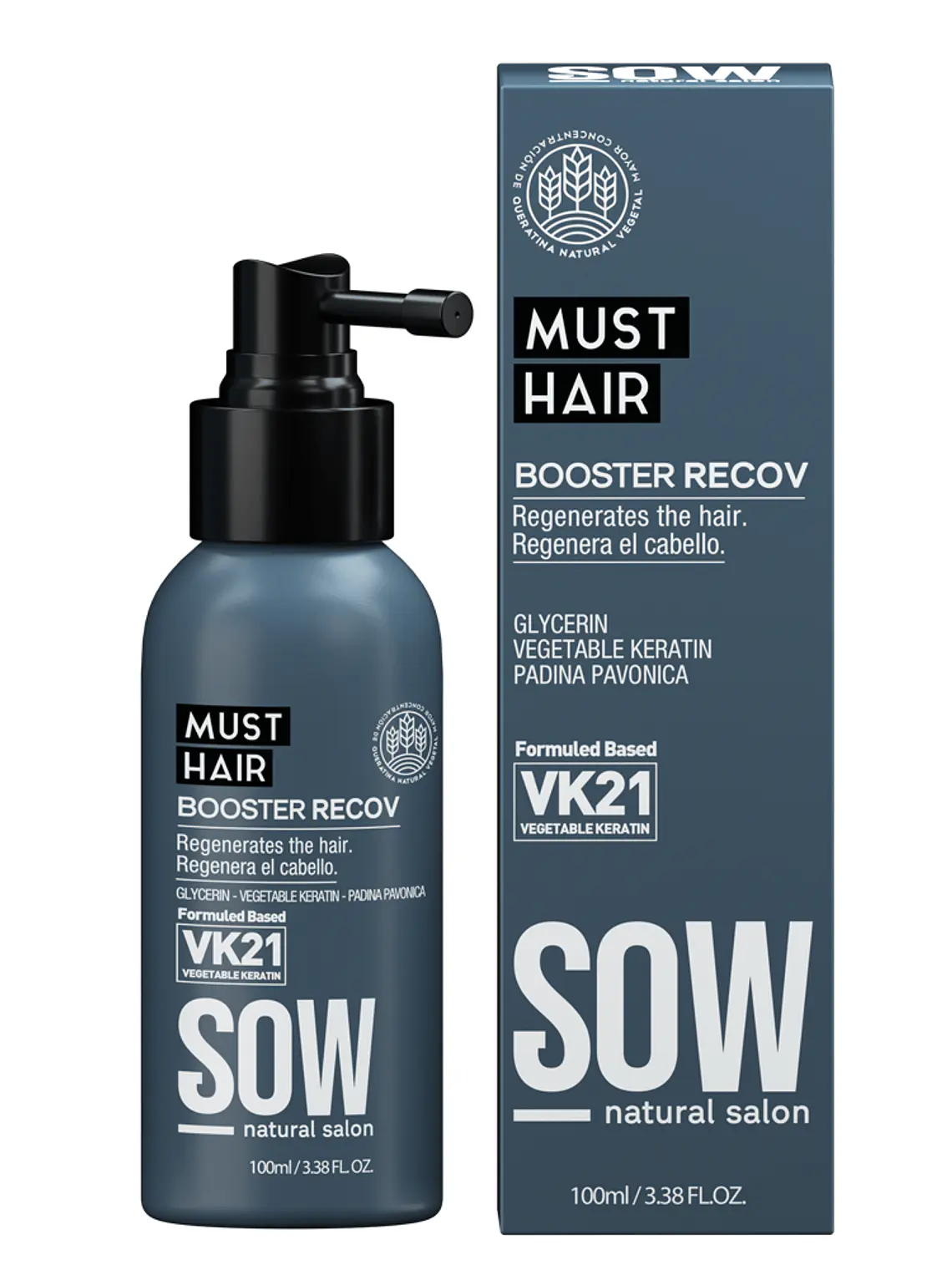  MUST HAIR- BOOSTER RECOV Regenerador intensificador - SOW 100ML 1