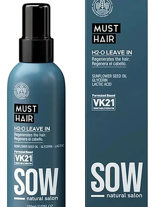 MUST HAIR H2-O LEAVE IN Termoprotector - SOW  150 ml