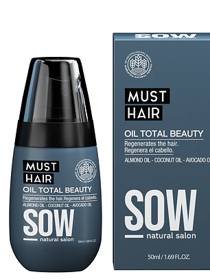 OIL TOTAL BEAUTY Aceite capilar Reparador+Termoproteccion - SOW 50 ML