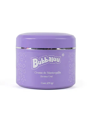 Crema de mantequilla bubbaluu (aroma uva) 250 gr