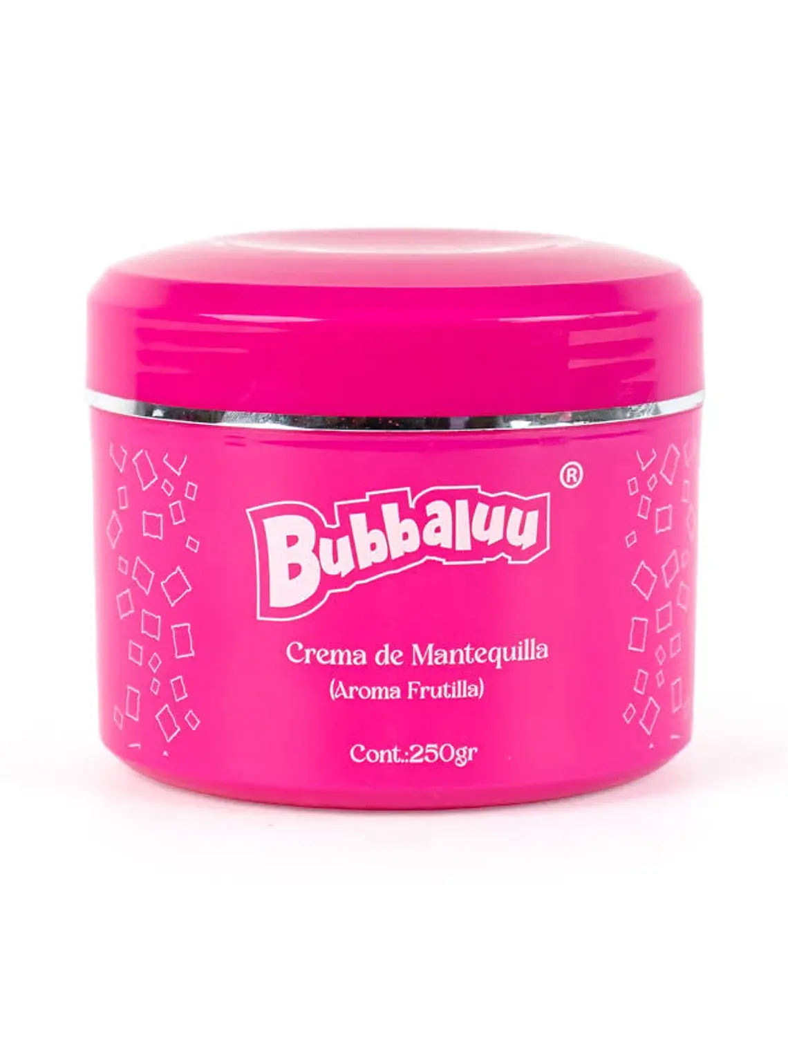 Crema de mantequilla bubbaluu (aroma frutilla) 250 gr 1