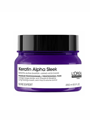 Máscara Anti-Frizz-Keratin Alpha Sleek LOreal