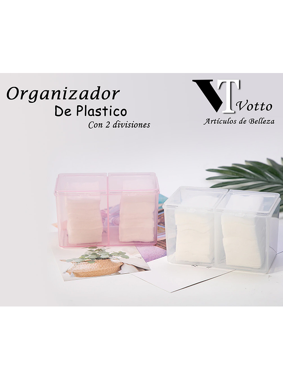 Organizador de Plástico 2 Divisones