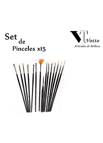  Set de Pinceles de diseño x15