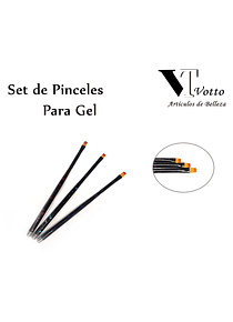   Pincele para Gel x3