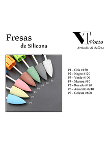 Fresas de Silicona 