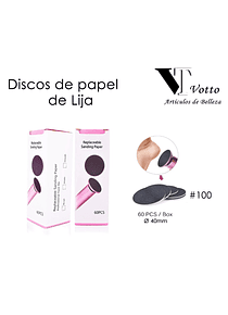 Discos de Papel de Lija X 60 unidades 