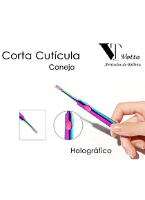 Corta de Cutícula Conejo Holográfico