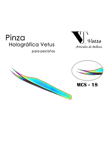 Pinzas Holográficas para Pestañas Vetus 