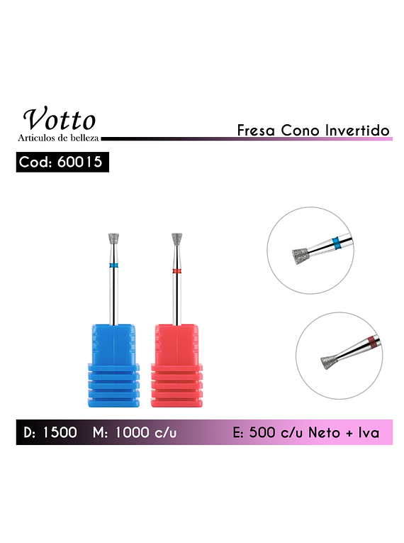 Fresa Cono Invertido 