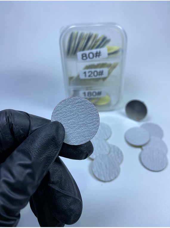 Disco de papel de lija + fresa x100 unds