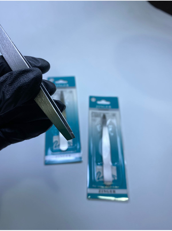 Pinza zinger ( plateada )