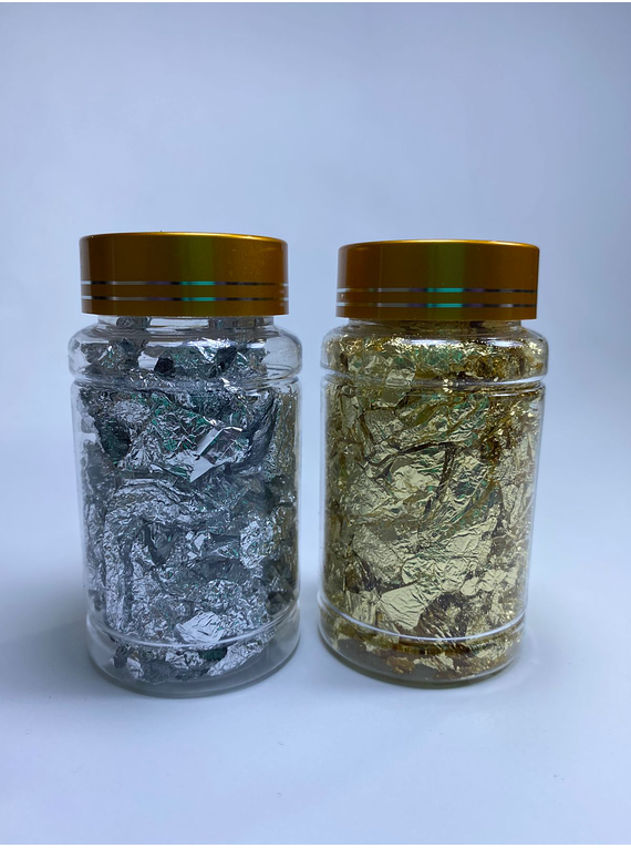 Papel chocolate dorado y plateado