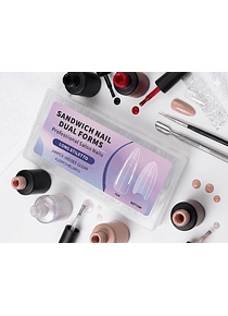 Dual form Sandwich Long stiletto