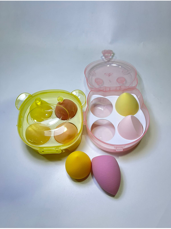 Set de esponja x4 unds
