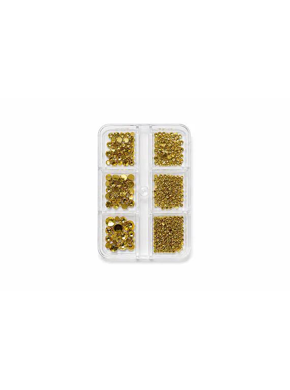 Set De Perlas Planas x6