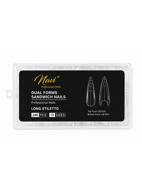 Dual form Sandwich Long stiletto Navi