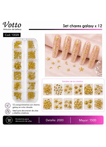 Set charms  x12 