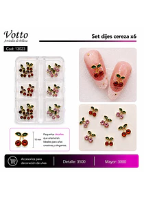 Set dijes de cereza x6
