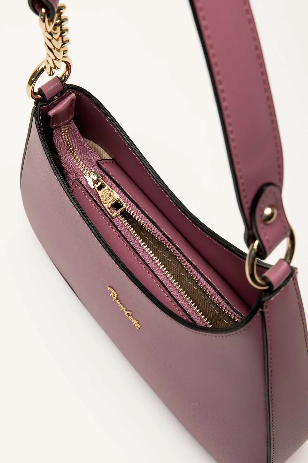 CARTERA CUERO HOBO CHAIN 4
