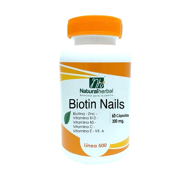 Biotin Nails - 60 Cápsulas - 300mg. 1