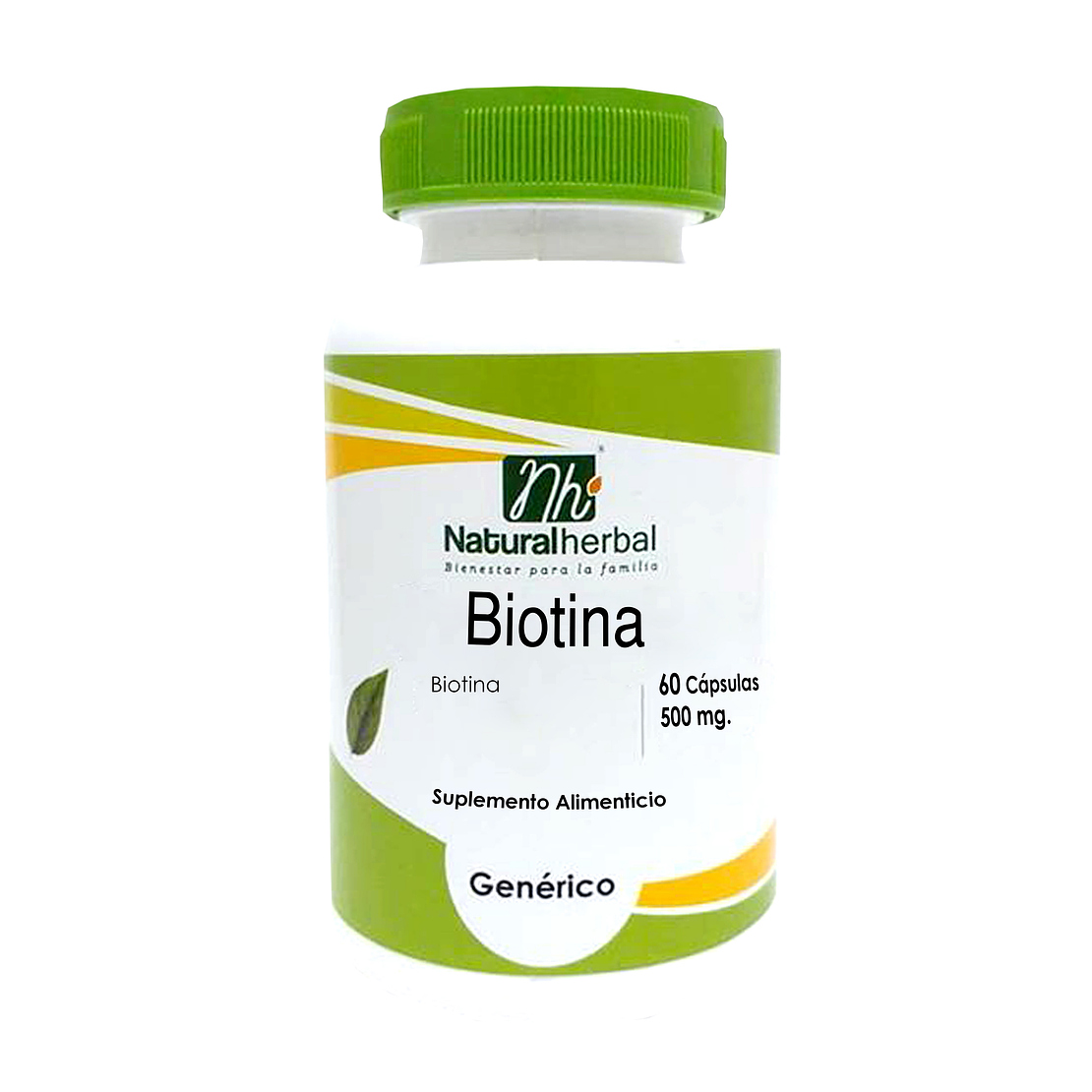 Biotina - 60 capsulas - 500 mg 1