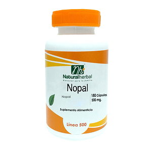 Nopal - 180 capsulas - 500 mg