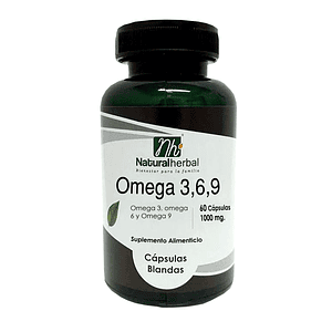 Omega 3,6,9 - 60 Capsulas - 1000 mg